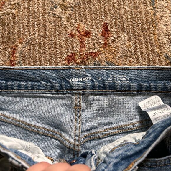 Old Navy Women's High Rise Jeans - Blue - Picture 3 of 6